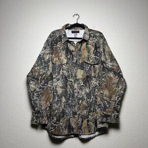 TrueTimber Jacket Camo Duck Green Men 2XL Lightweight Military Hunting Outside